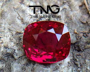 Natural 24.00 Ct Certified MOGOK Pigeon Blood Red Ruby Unheated Loose Gemstones